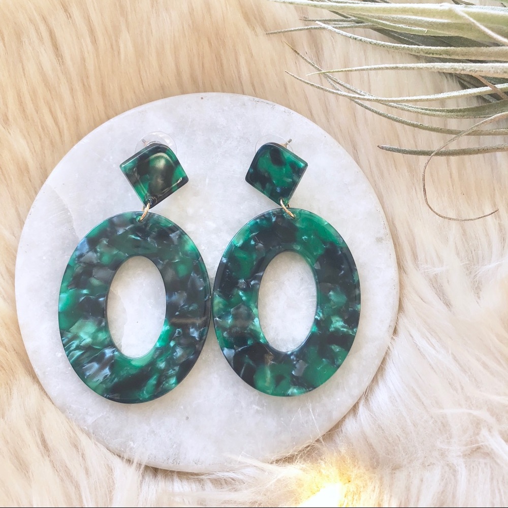 Emerald Green Earrings